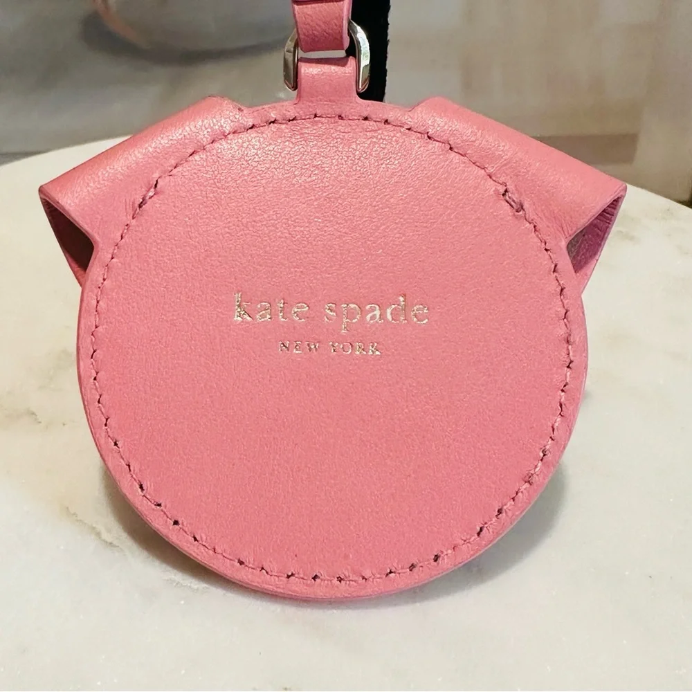 kate spade - spademals mod dog dangle keychain in roccopink - Picture 6 of 9